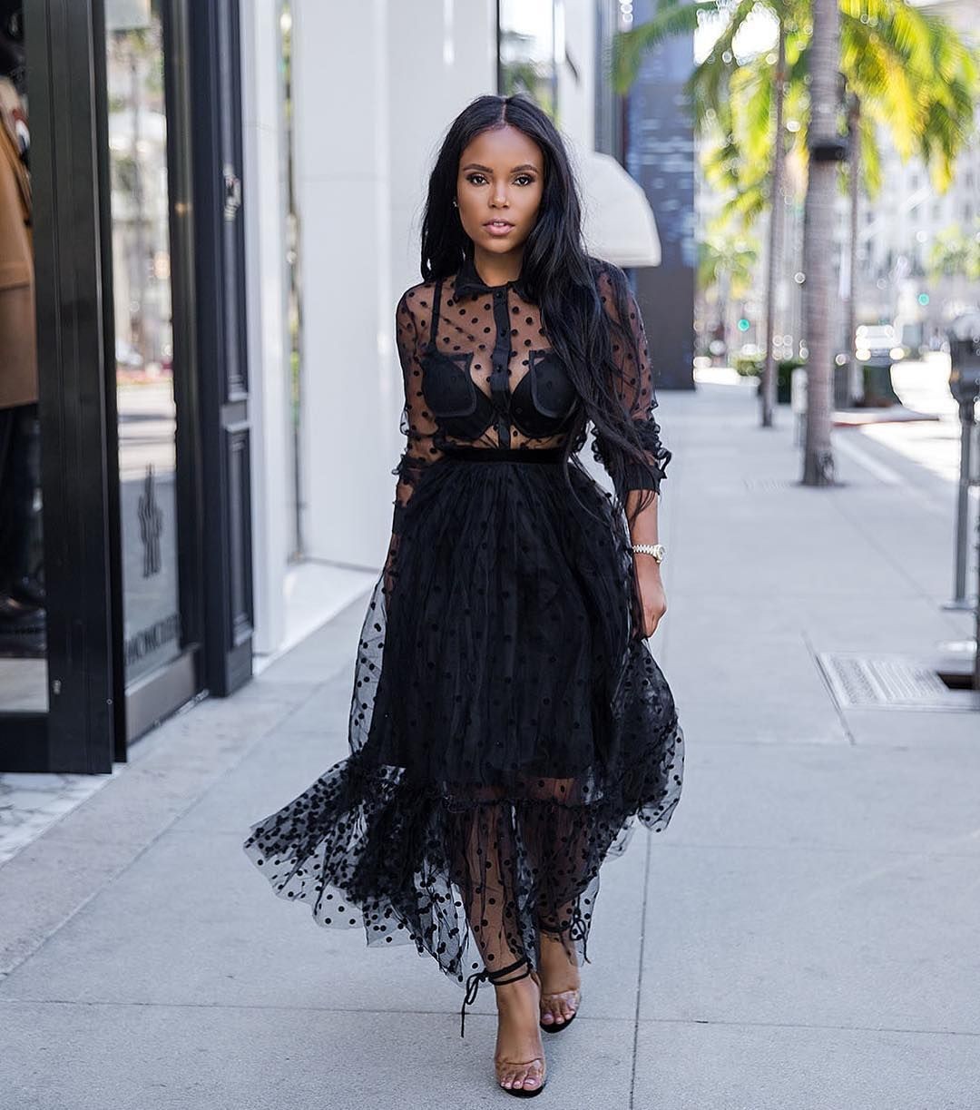 Can you pull off a sheer dress?